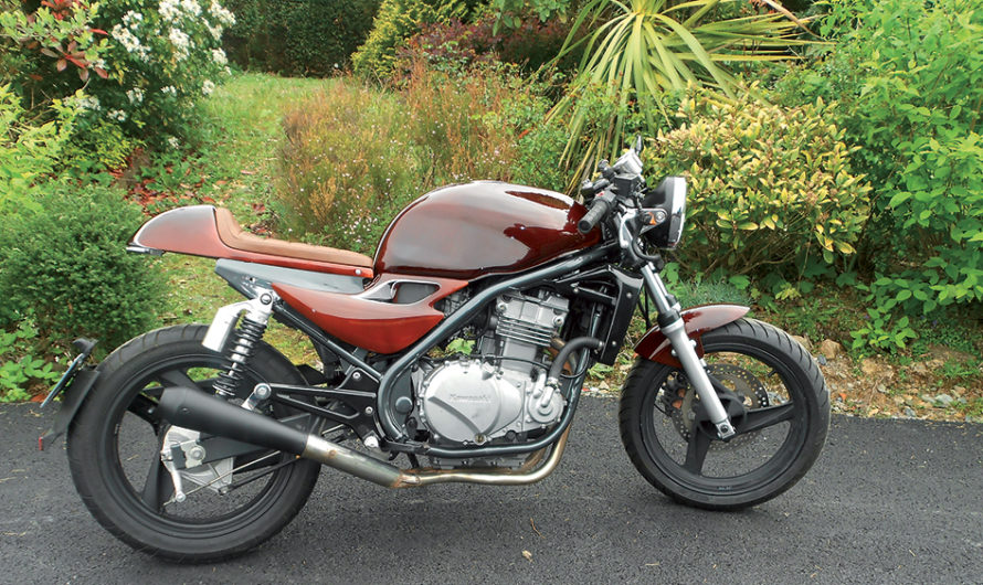 Kawasaki ER-5 Cafe Racer par «Performances Moto»