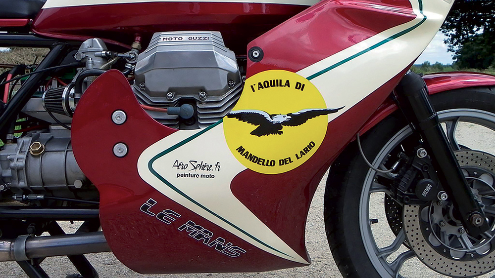 La Moto Guzzi «Krajka» de Patrick