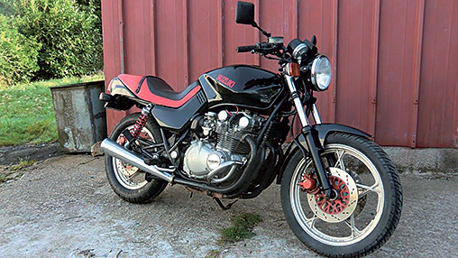 La Suzuki Katana 650 d’Eric, source d’inspiration.