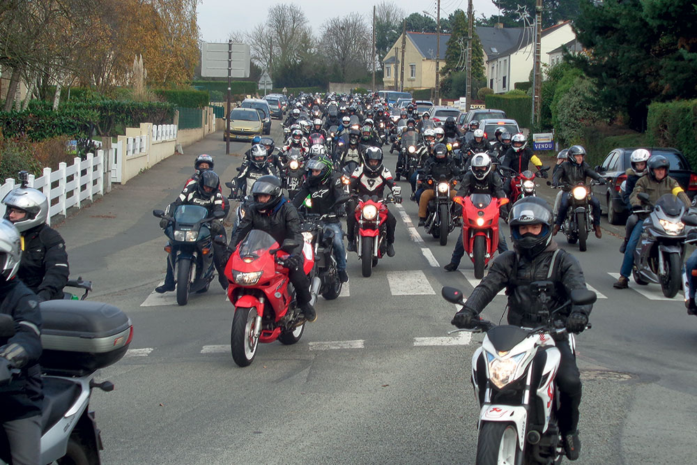 Téléthon, Pères Noël : les motards sont sympas !