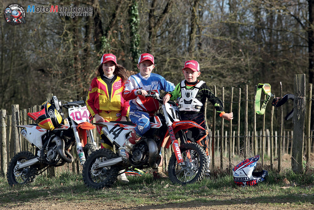 Eloane, Soan et Nathan une équipe (ré-)unie en 65cc !