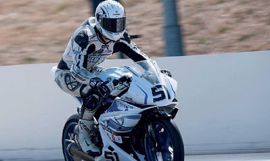 Hugo Robert en coupe Yamaha YZF-R 125