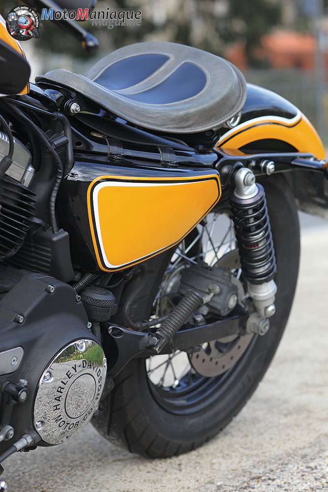 Peinture perso sur une HD Forty-Eight : superbe !