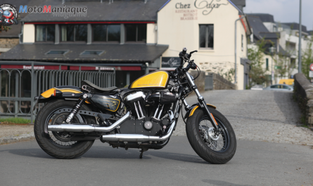 Peinture perso sur une HD Forty-Eight : superbe !