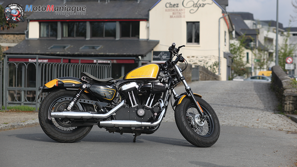 Peinture perso sur une HD Forty-Eight : superbe !