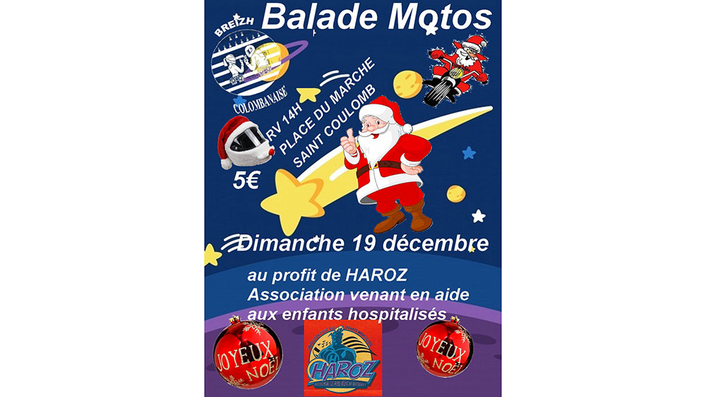 balade moto pour haroz