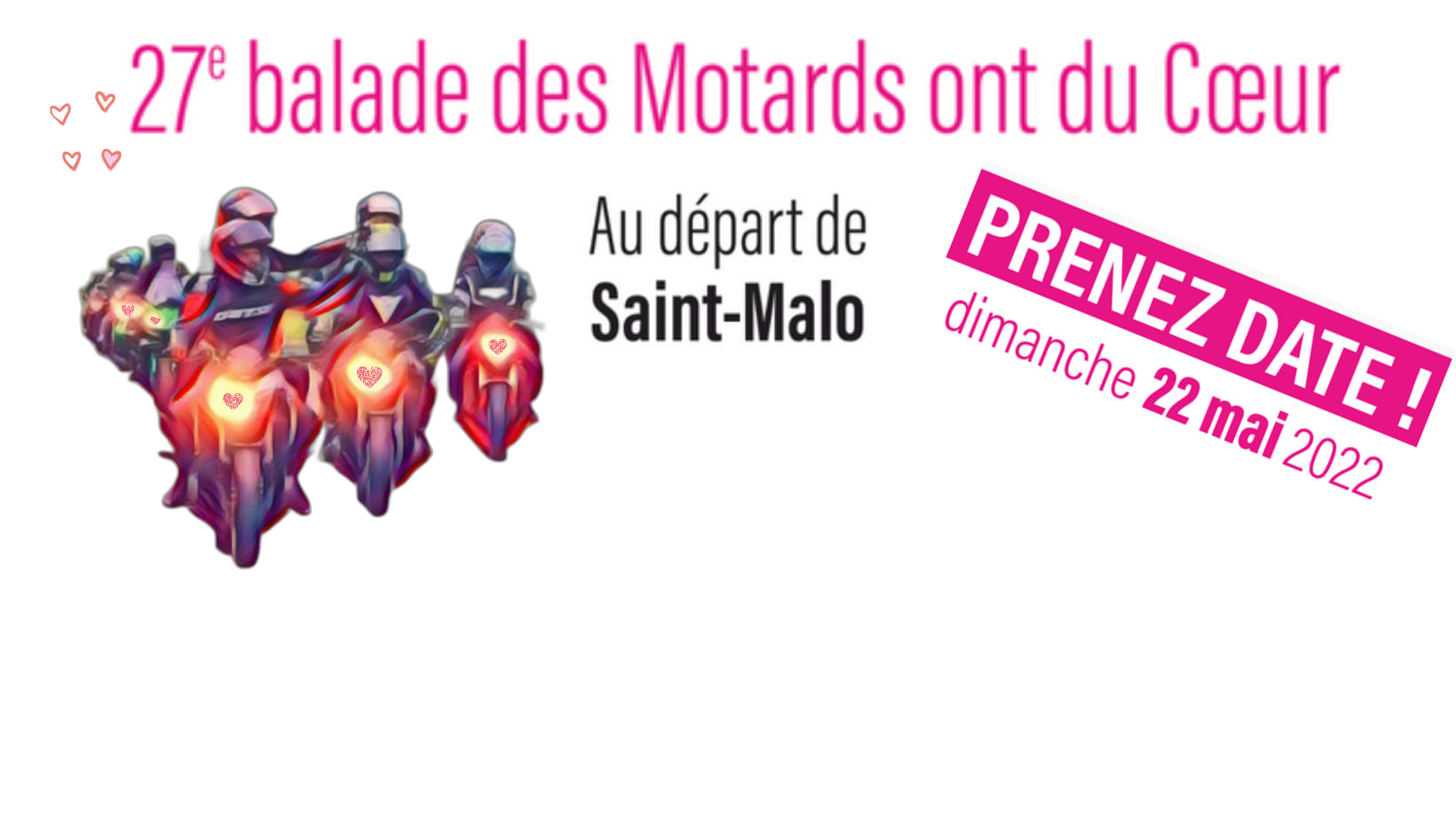 22 mai 27ème balade des motards ont du coeur